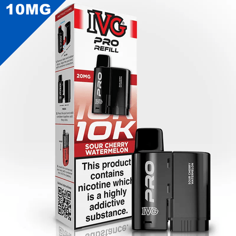 IVG Pro Prefilled Replacement Pods Sour Cherry Watermelon 10mg