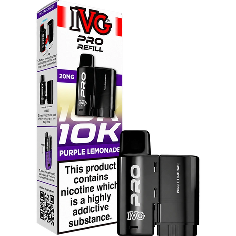 IVG Pro Prefilled Replacement Pods Purple Lemonade