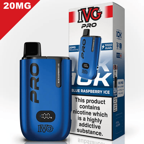 IVG Pro Vape Pod Kit Blue Raspberry Ice 20mg