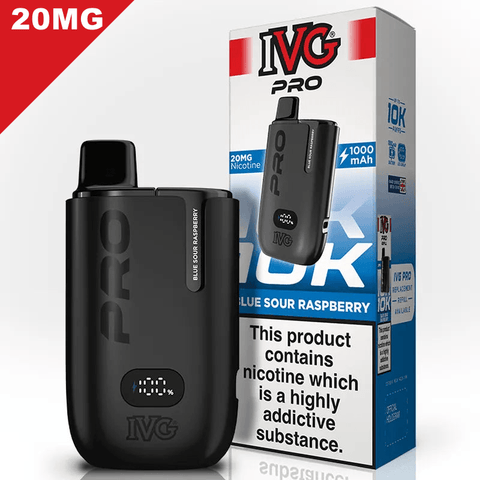 IVG Pro Vape Pod Kit Blue Sour Raspberry 20mg