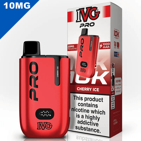 IVG Pro Vape Pod Kit Cherry Ice 10mg