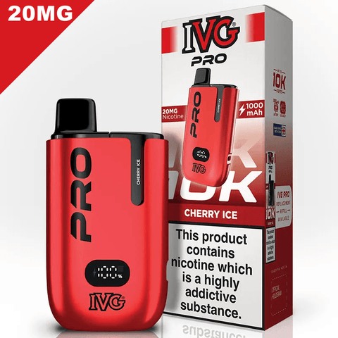 IVG Pro Vape Pod Kit Cherry Ice 20mg