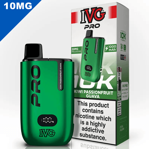 IVG Pro Vape Pod Kit Kiwi Passionfruit Guava 10mg