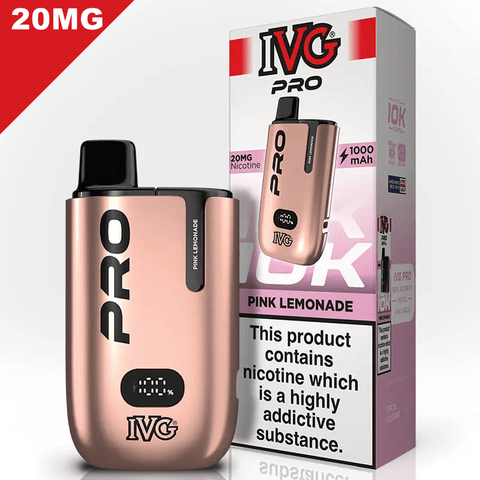 IVG Pro Vape Pod Kit Pink Lemonade 20mg