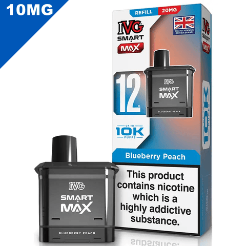 IVG Smart Max Replacement Prefilled Pods Blueberry Peach 10mg