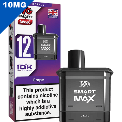 IVG Smart Max Replacement Prefilled Pods Grape 10mg