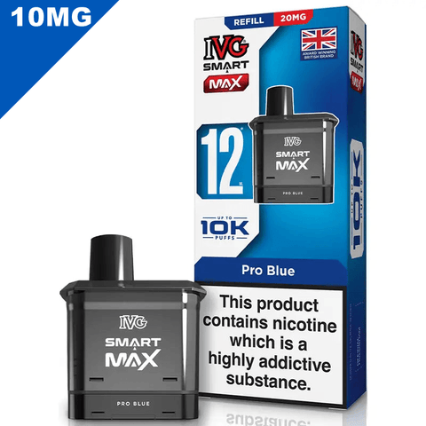 IVG Smart Max Replacement Prefilled Pods Pro Blue 10mg