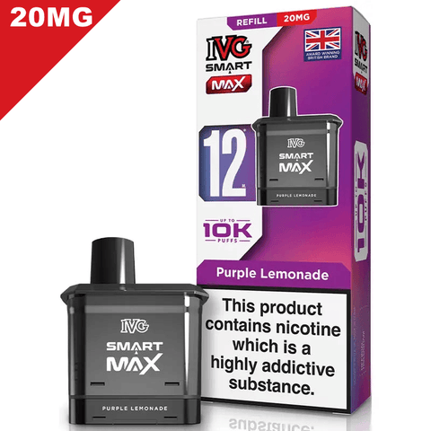 IVG Smart Max Replacement Prefilled Pods Purple Lemonade 20mg