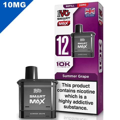 IVG Smart Max Replacement Prefilled Pods Summer Grape 10mg