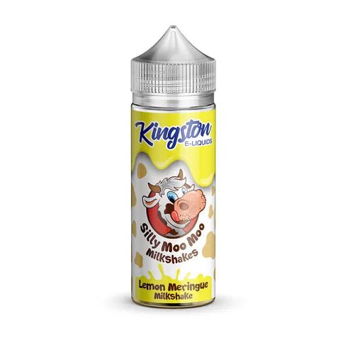 Kingston Silly Moo Moo Milkshake Shortfill E-Liquids Lemon Meringue Milkshake On White Background