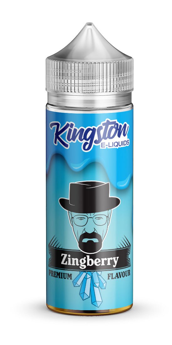 Kingston Zingberry 100ml Shortfill E-Liquids Zingberry 70/30 On White Background
