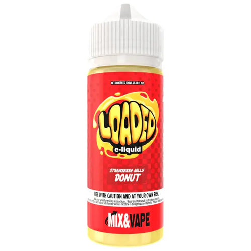 Loaded Strawberry Jelly Donut 100ml Shortfill