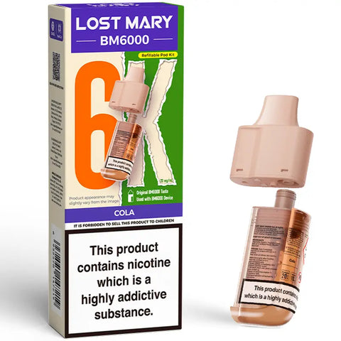 Lost Mary BM6000 Prefilled Pods + Refill Container