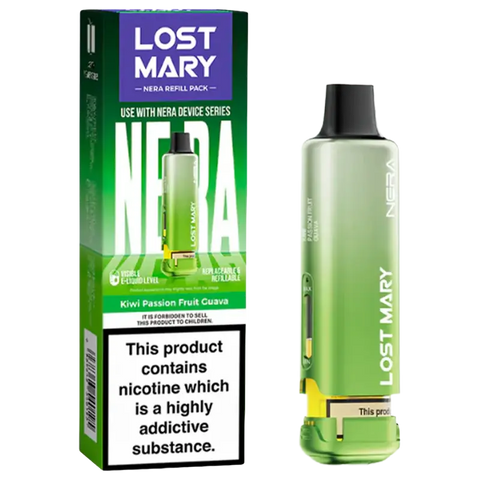Lost Mary Nera Fullview 15K Prefilled Pods Kiwi Passion Fruit Guava