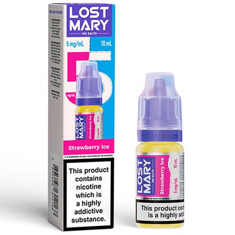 Lost Mary 10ml Nic Salts Strawberry Ice 5mg