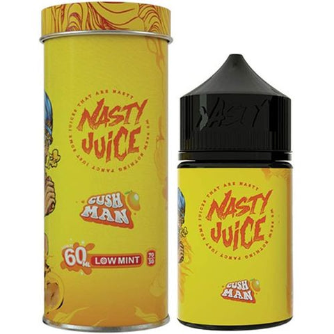 Nasty Juice 50ml Shortfill Juice Range Cush man On White Background