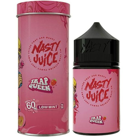 Nasty Juice 50ml Shortfill Juice Range Trap Queen On White Background