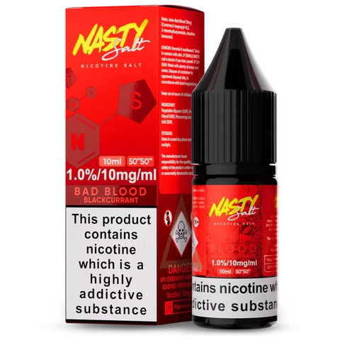 Nasty Salt Nic Salts 10ml Bad Blood