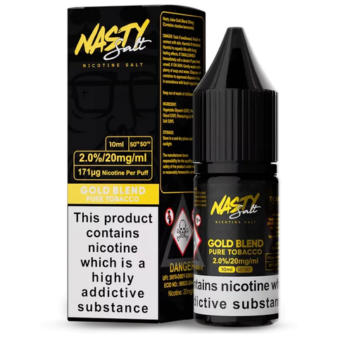 Nasty Salt Nic Salts 10ml Gold Blend