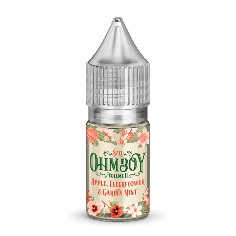 Ohm Boy Volume II Nic Salts Apple Elderflower & Garden Mint
