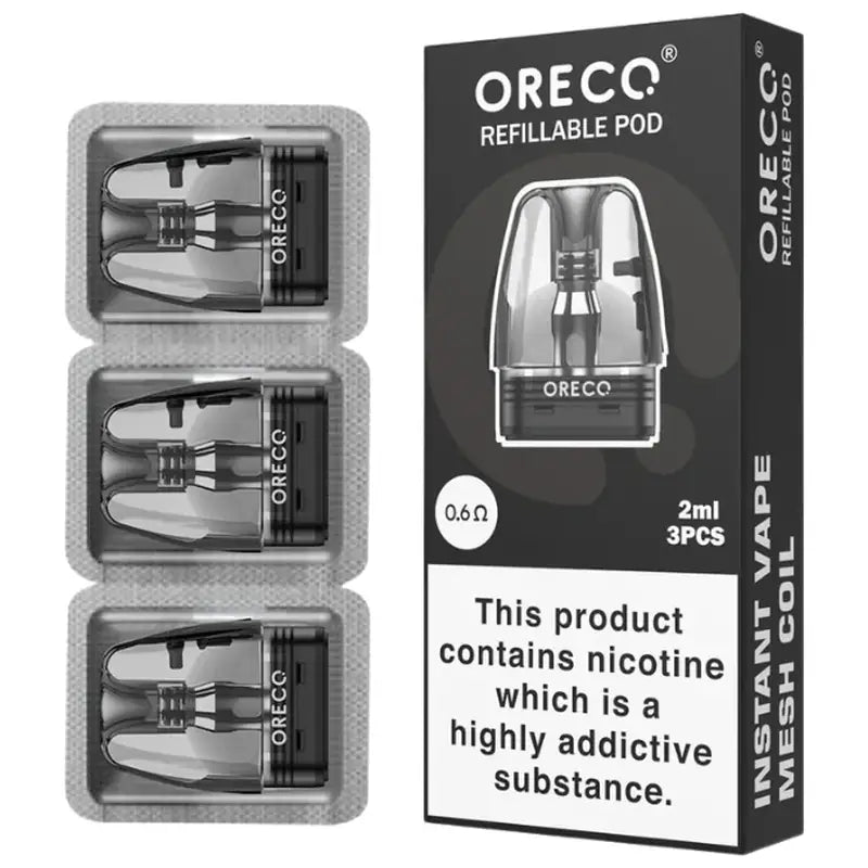 Oreco Replacement Pods 3 Pack | Model X & Y Compatible (2ml)