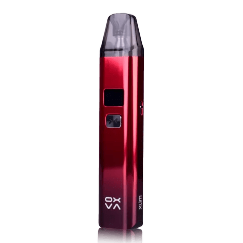 Oxva Xlim V2 Pod Kit Shiny Black Red On White Background