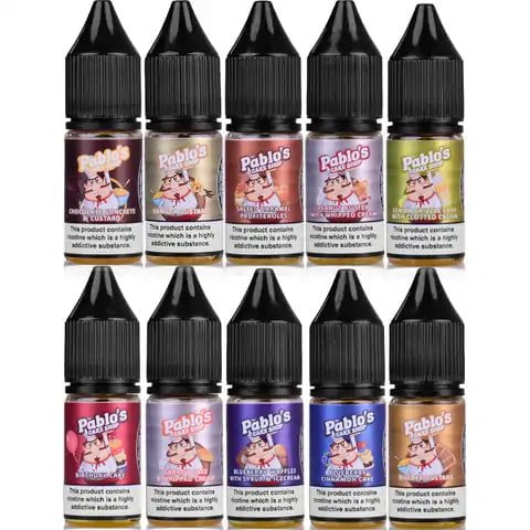 Pablos Cake Shop Nic Salt E-Liquids 10ml | UK Flavours Pablos Cake Shop Nic Salt E-Liquids 10ml | UK Flavours