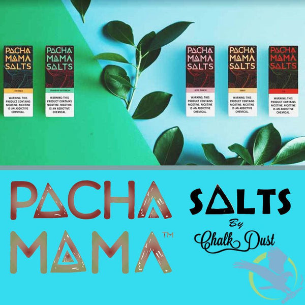 Pacha Mama Nic Salt E-Liquid On White Background