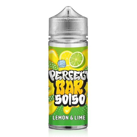 perfect bar lemon lime 100ml on black background