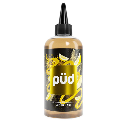 PUD E-Liquids 200ml Shortfill by Joes Juice Lemon Tart On White Background