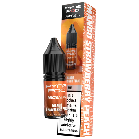 Pyne Pod Nic Salts 10ml Mango Strawberry Peach 20mg