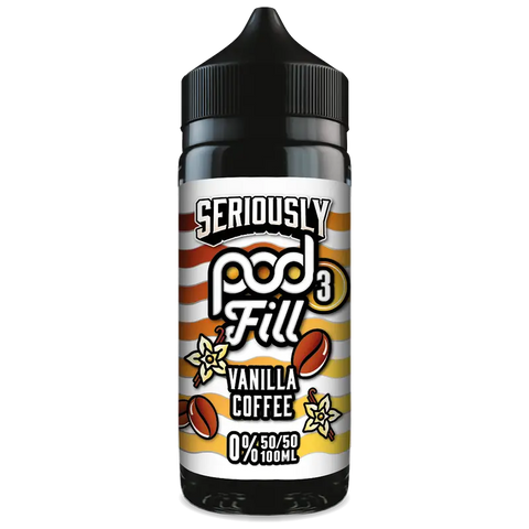 Doozy Seriously Pod Fill X3 Vanilla Coffee 100ml Shortfill Default Title