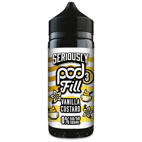 Doozy Seriously Pod Fill X3 Vanilla Custard 100ml Shortfill Default Title
