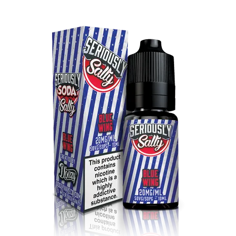 Seriously Salty Sodas 10ml Nic Salts Blue Wing