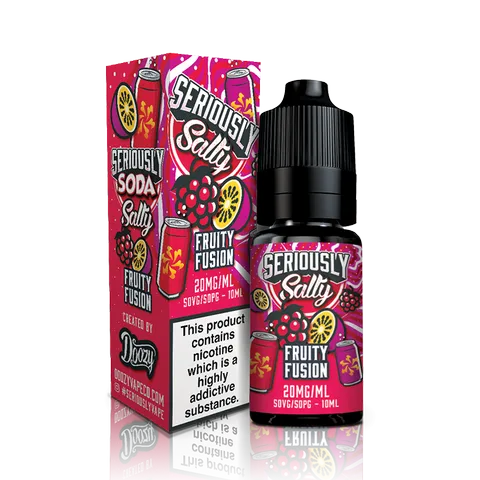Seriously Salty Sodas 10ml Nic Salts Fruity Fusion