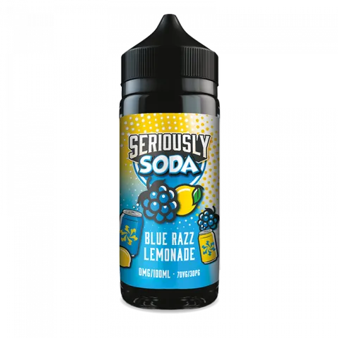 Seriously Soda 100ml Shortfill by Doozy Vape Blue Razz Lemonade