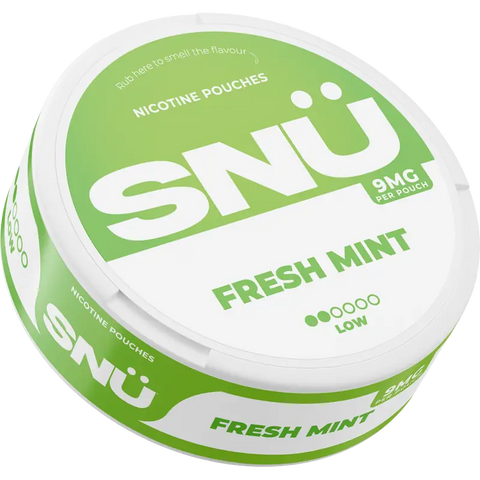 SNÜ Fresh Mint Nicotine Pouches 9mg