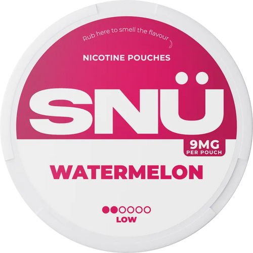 SNÜ Watermelon Nicotine Pouches