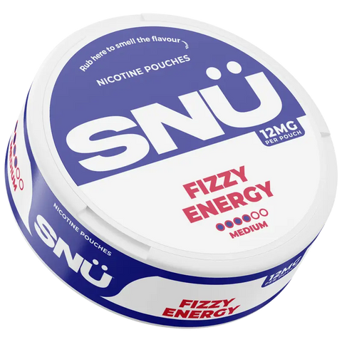 SNÜ Fizzy Energy Nicotine Pouches