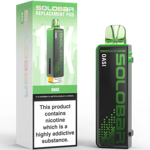 Solobar 30K Replacement Prefilled Pods