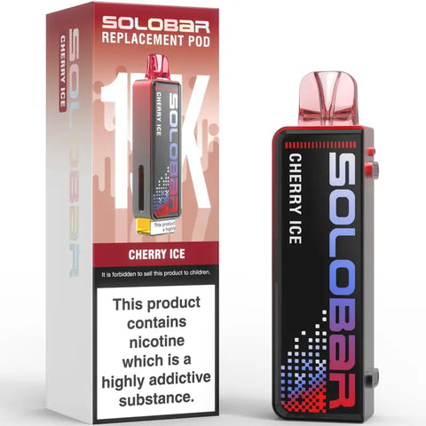 Solobar 30K Replacement Prefilled Pods Cherry Ice