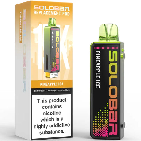 Solobar 30K Replacement Prefilled Pods Pineapple Ice