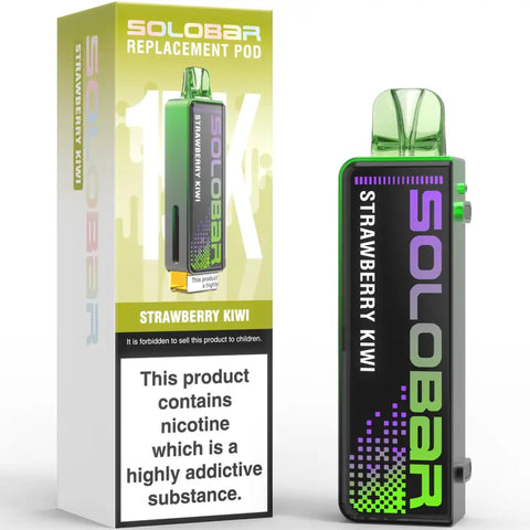 Solobar 30K Replacement Prefilled Pods Strawberry Kiwi