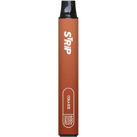 Strip Bar 600 Disposable Vape Pod Device Cola Ice On White Background