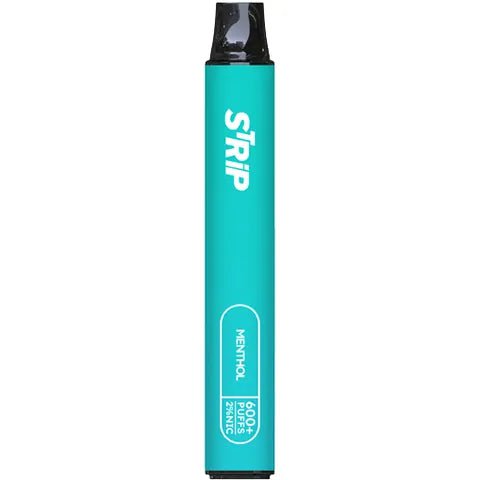 Strip Bar 600 Disposable Vape Pod Device Menthol On White Background
