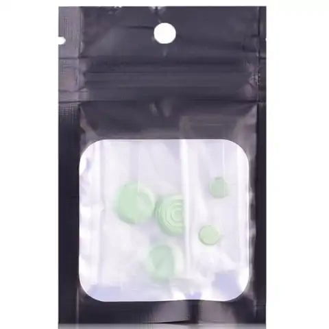Stubby AIO Button Set by Suicide Mods Lime On White Background