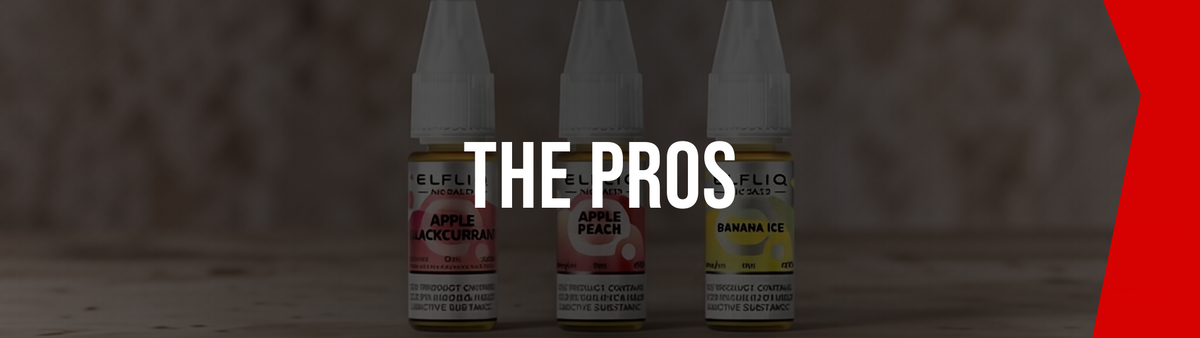 Elfliq flavour range and pod vape