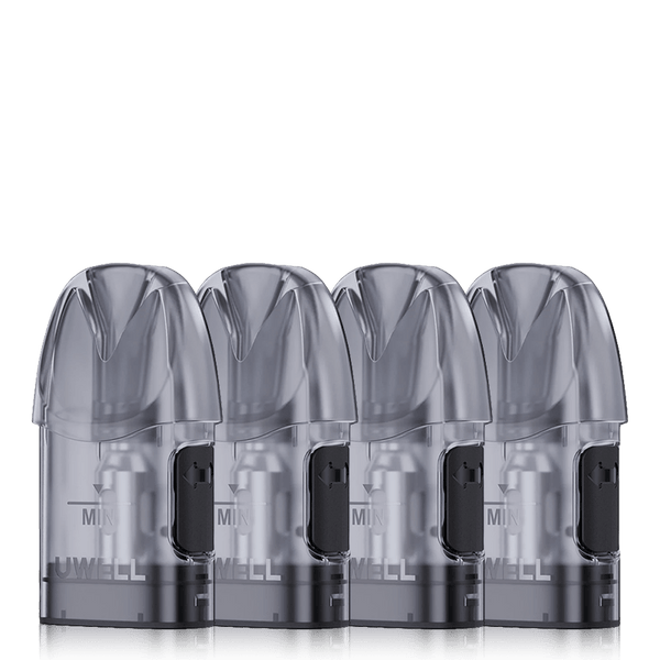 Uwell Caliburn A3S Replacement Pods 0.8ohm On White Background
