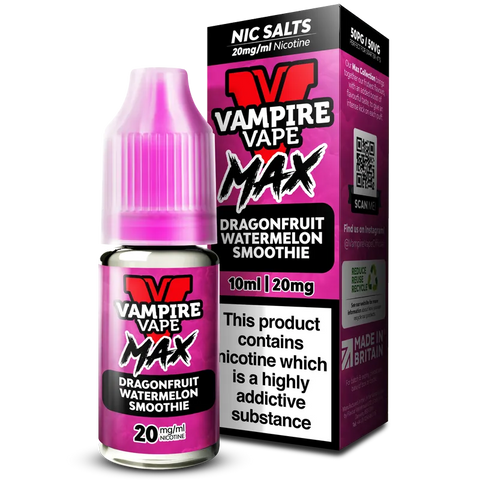 Vampire Vape MAX Dragonfruit Watermelon Smoothie Nic Salt