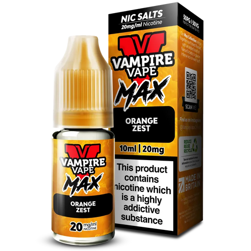 Vampire Vape MAX Orange Zest Nic Salt